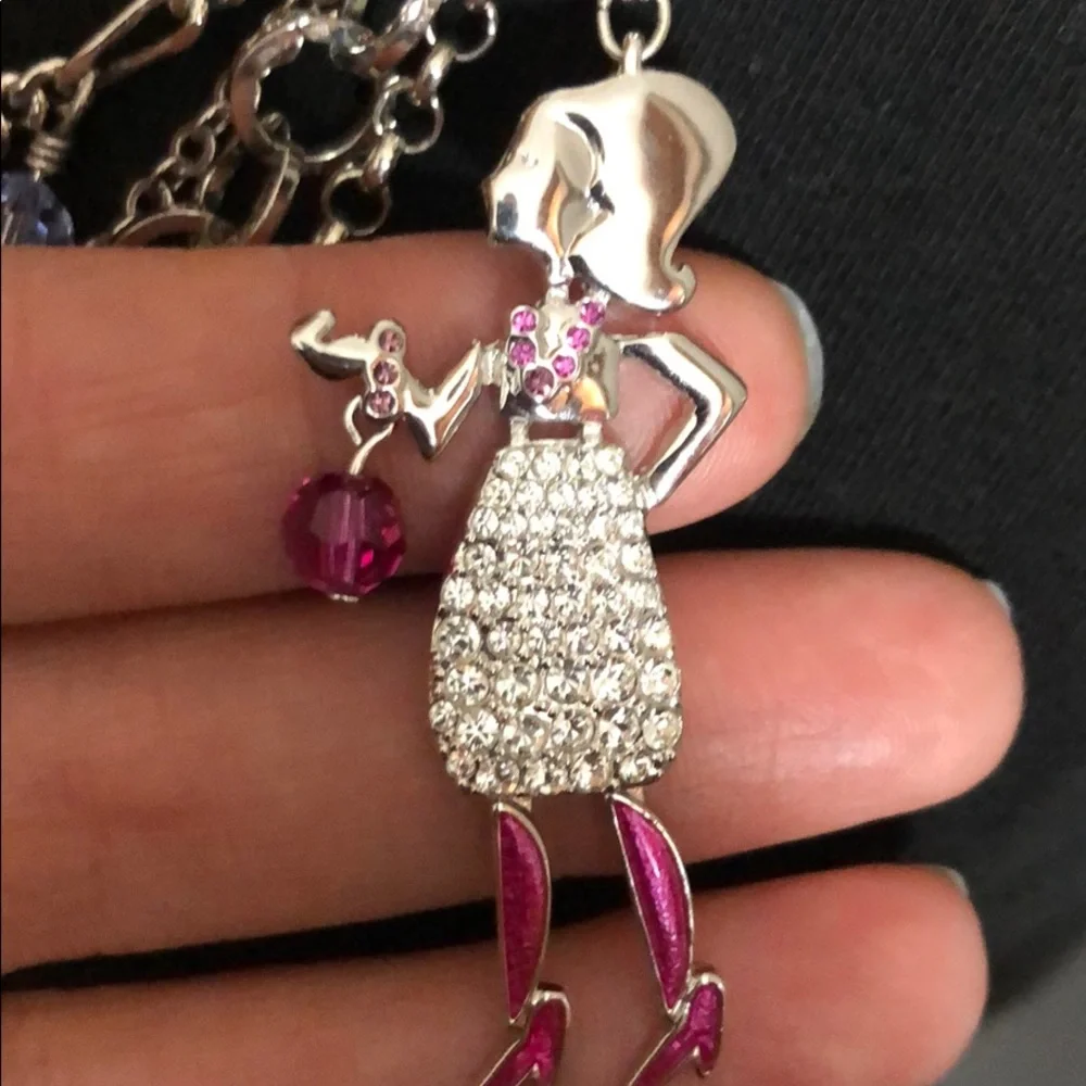 Vintage layered Swarovski necklace